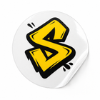Custom clear sticker with transparent background