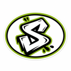Custom oval sticker with full-color print