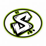 Custom oval sticker with full-color print