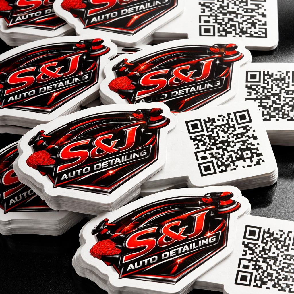 Custom QR Code Stickers